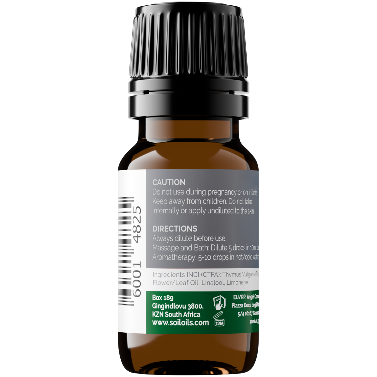 Organic Thyme Essential Oil (Thymus Vulgaris) 10ml