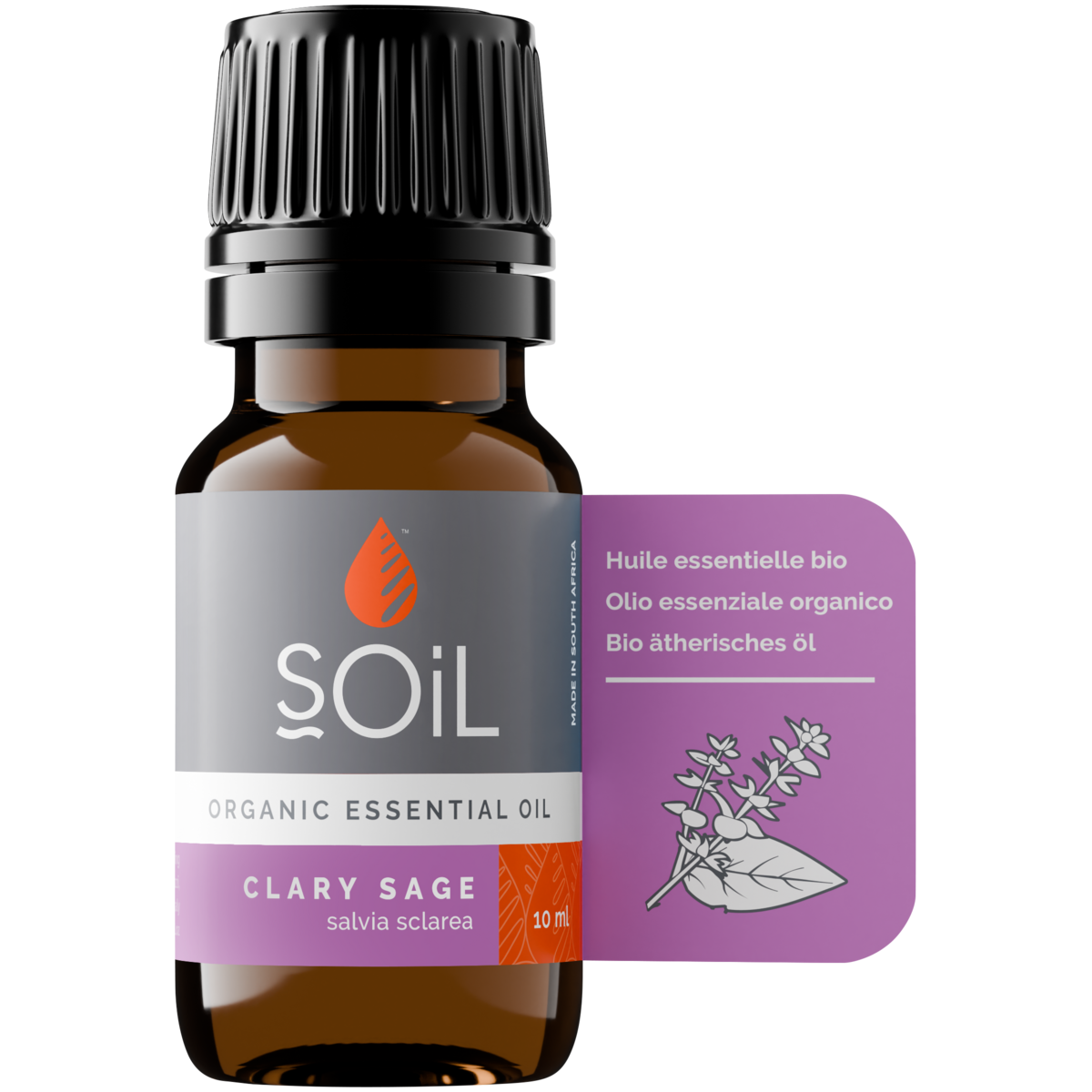 Organic Clary Sage Essential Oil (Salvia Sclarea ) 10ml