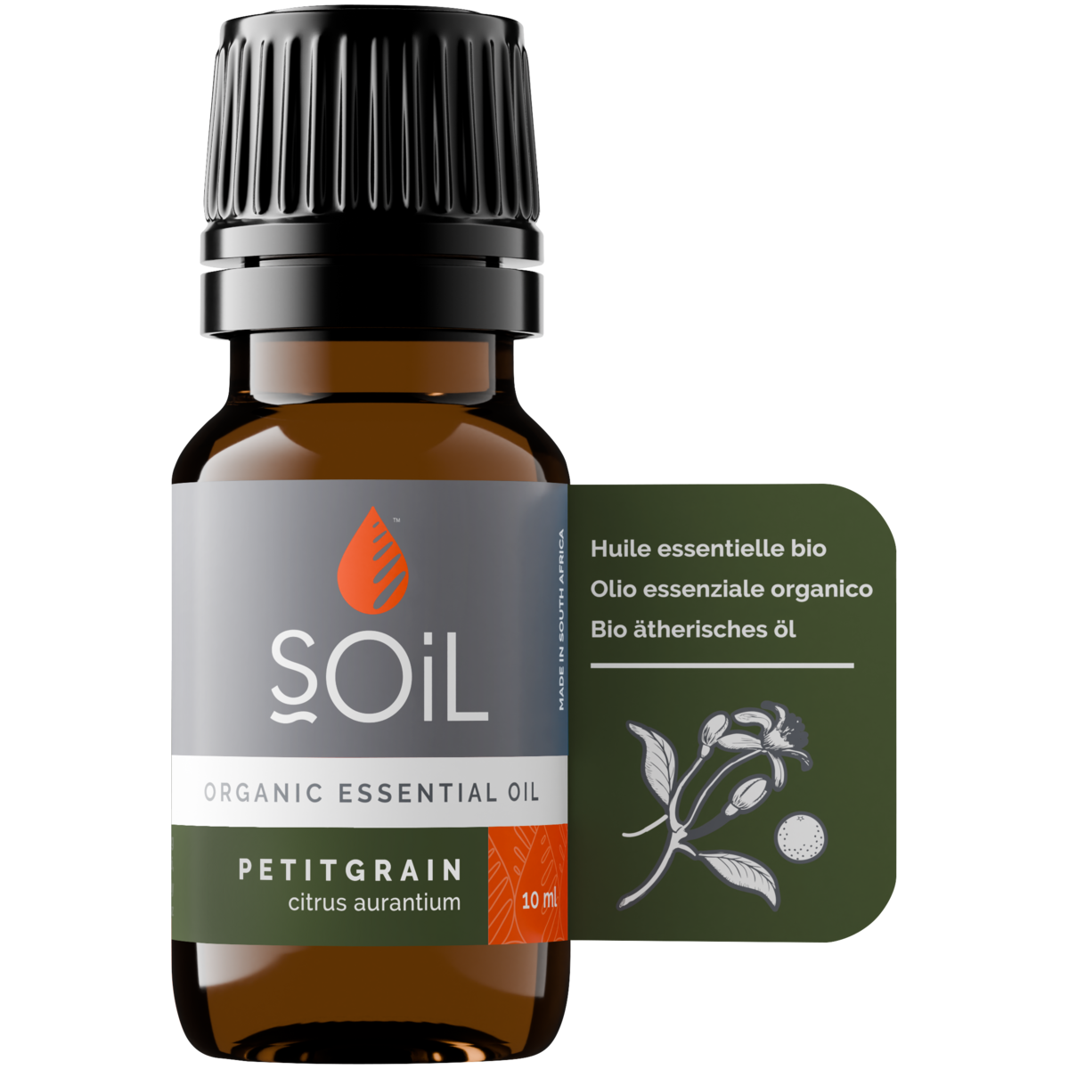 Organic Petitgrain Essential Oil (Citrus Aurantium) 10ml