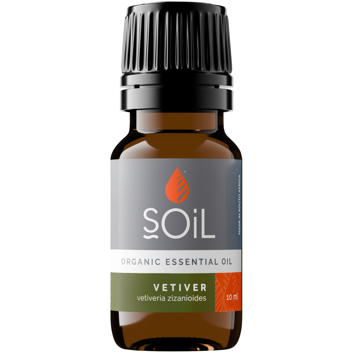 Organic Vetiver Essential Oil (Vetiveria Zizanoides) 10ml