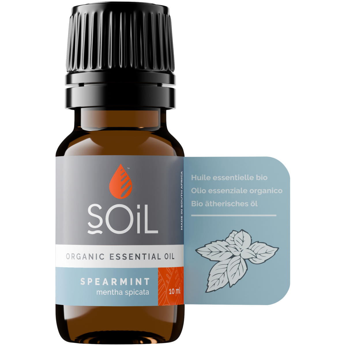 Organic Spearmint Essential Oil (Mentha Spicata) 10ml