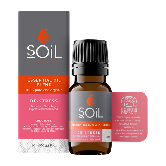 De-Stress - Organic Essential Oil Blend 10ml